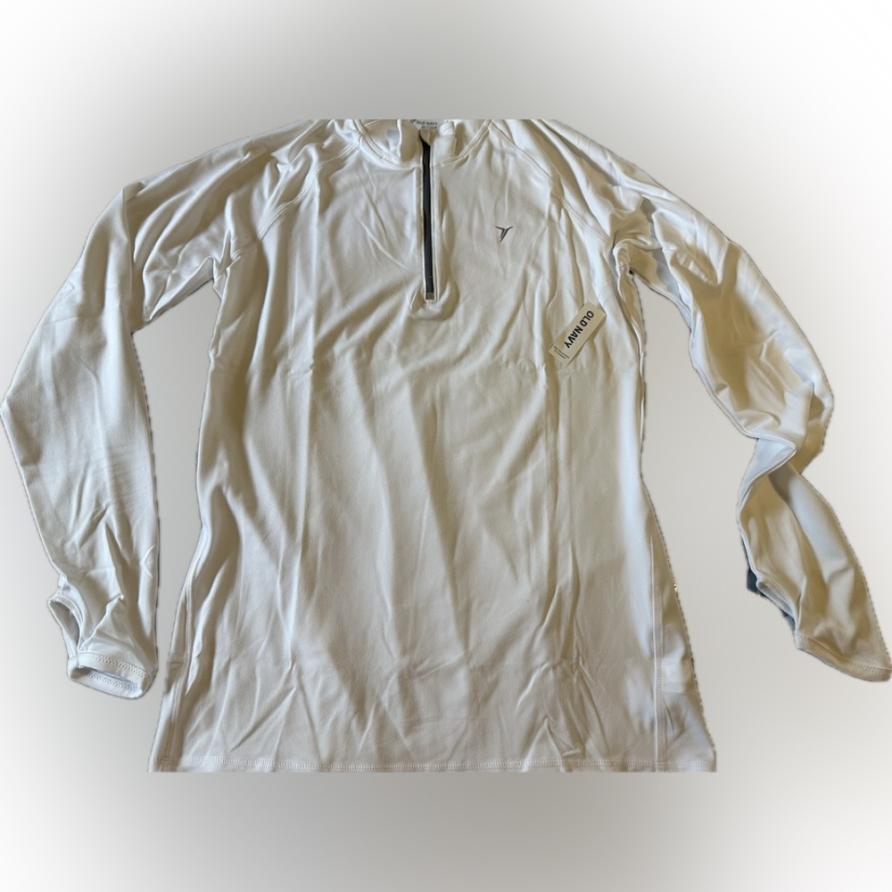Old Navy White Long Sleeve Tee